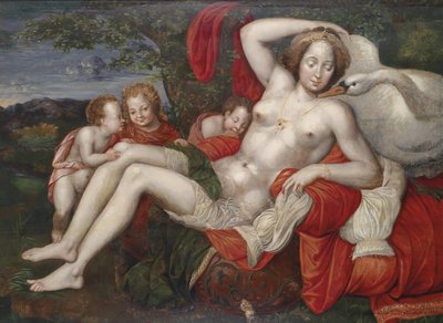Leda und der Schwan von Vincent Sellaer